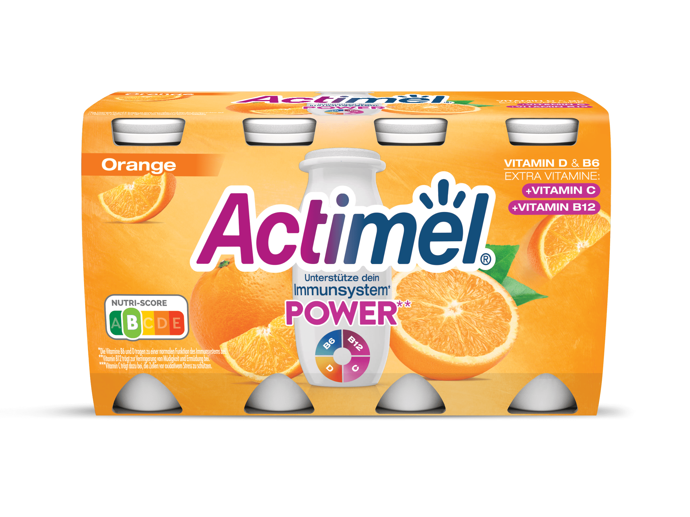 Actimel Power orange pack extra Vitamine