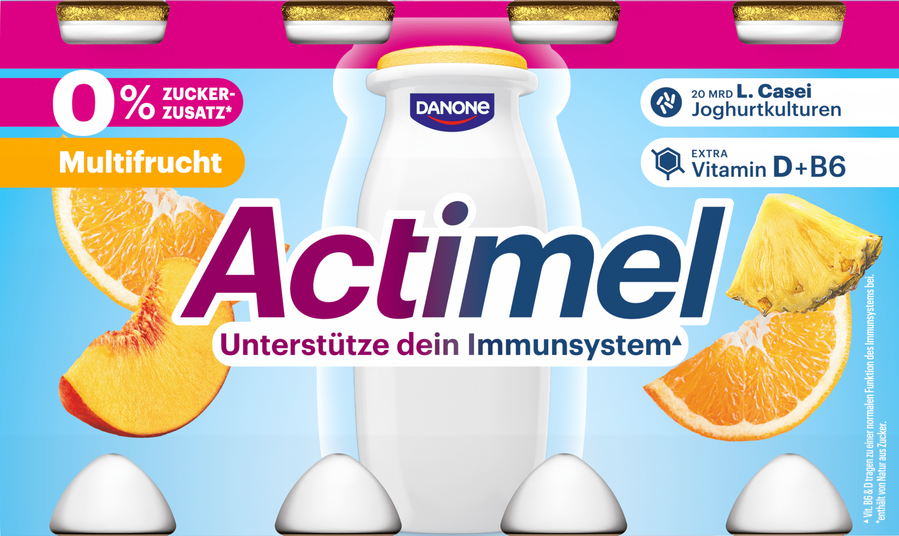 actimel 0 zucker multifrucht geschmackspackung