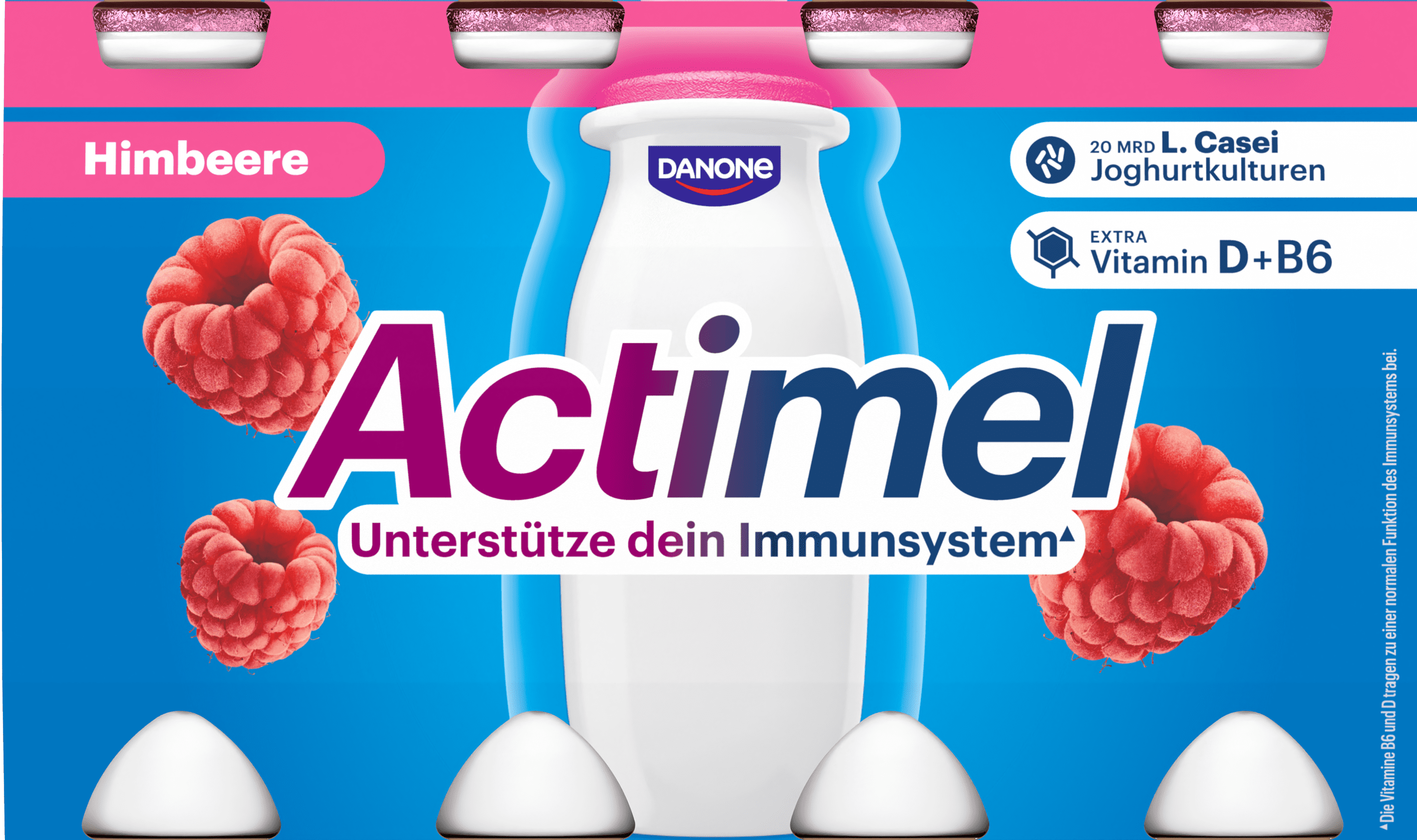 Activia himbeere 8x 